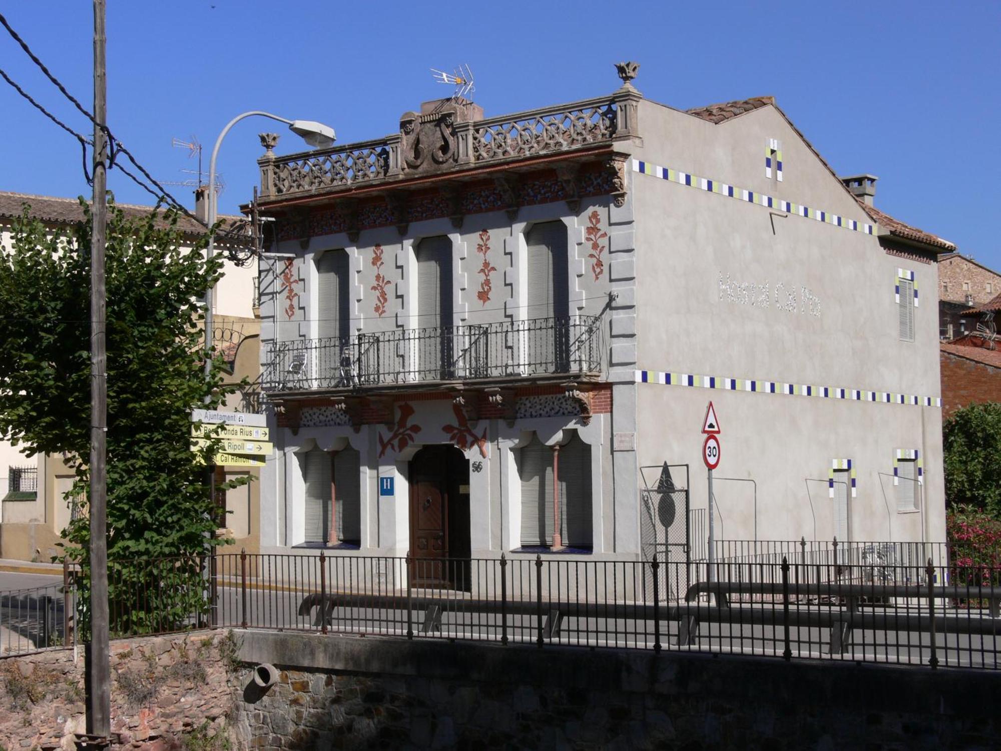 Hostal Cal Pla Sant Llorenc Savall Екстер'єр фото